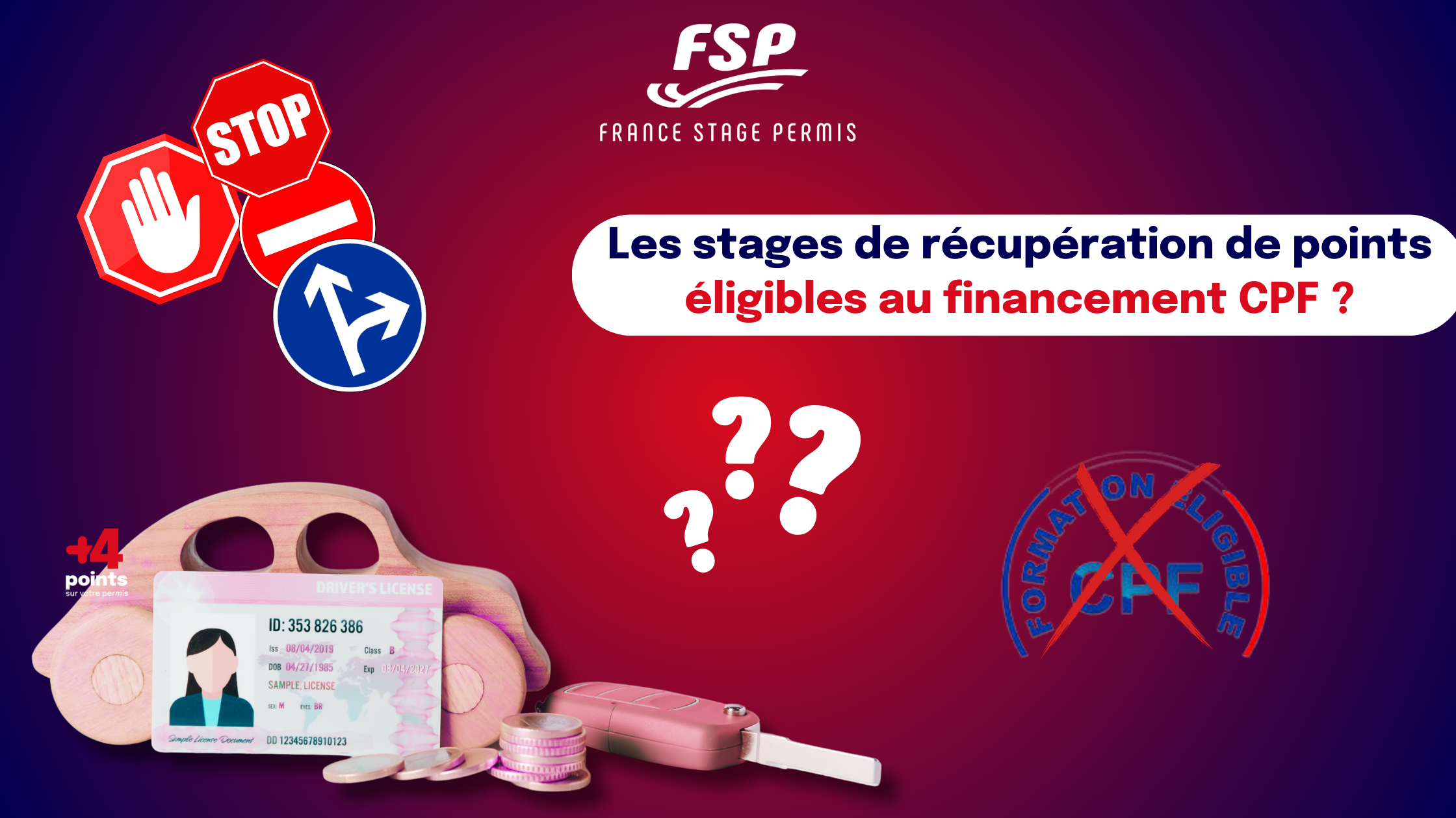 Lire la suite à propos de l’article Les stages de récupération de points, éligibles au financement CPF ?